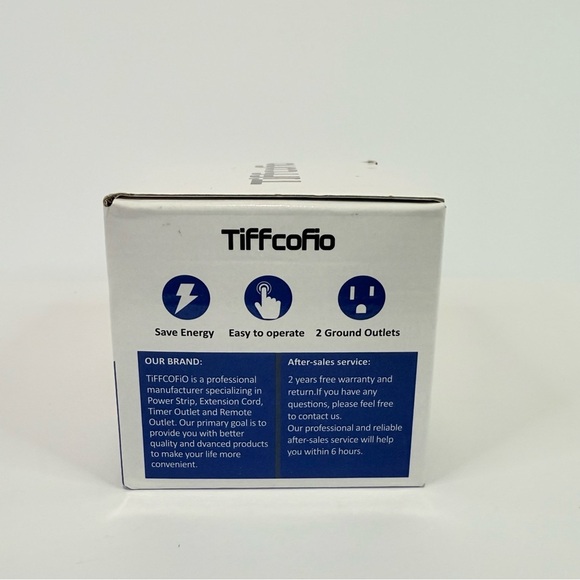 Set2 New TiffcoFio Digital Programmable Timer Outlet 2 Grounded Sockets MH-269A - Picture 6 of 8
